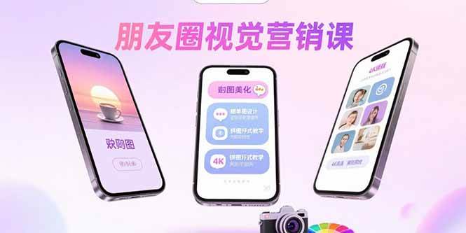 图片[1]-朋友圈视觉营销课：问候图美化，晒单图设计，拼图玩法教学